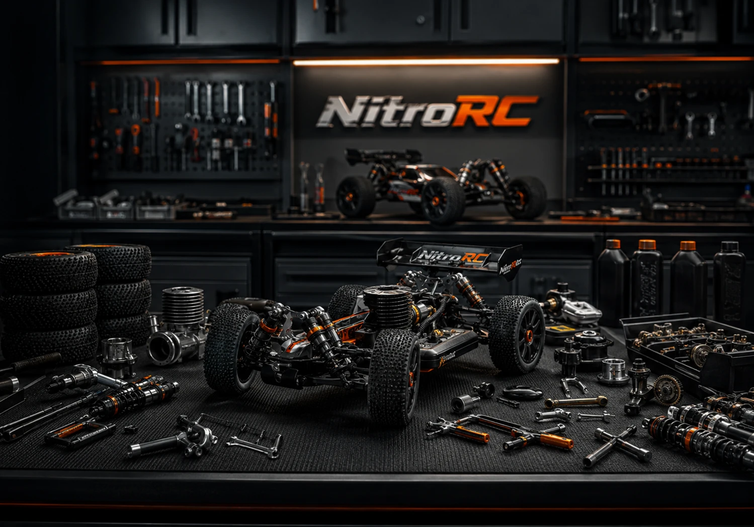 NitroRC RC car parts and support workshop