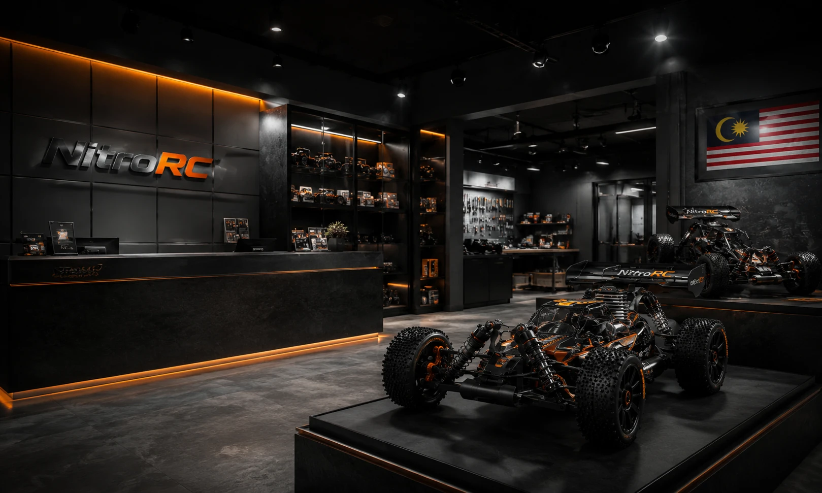 NitroRC showroom and contact location
