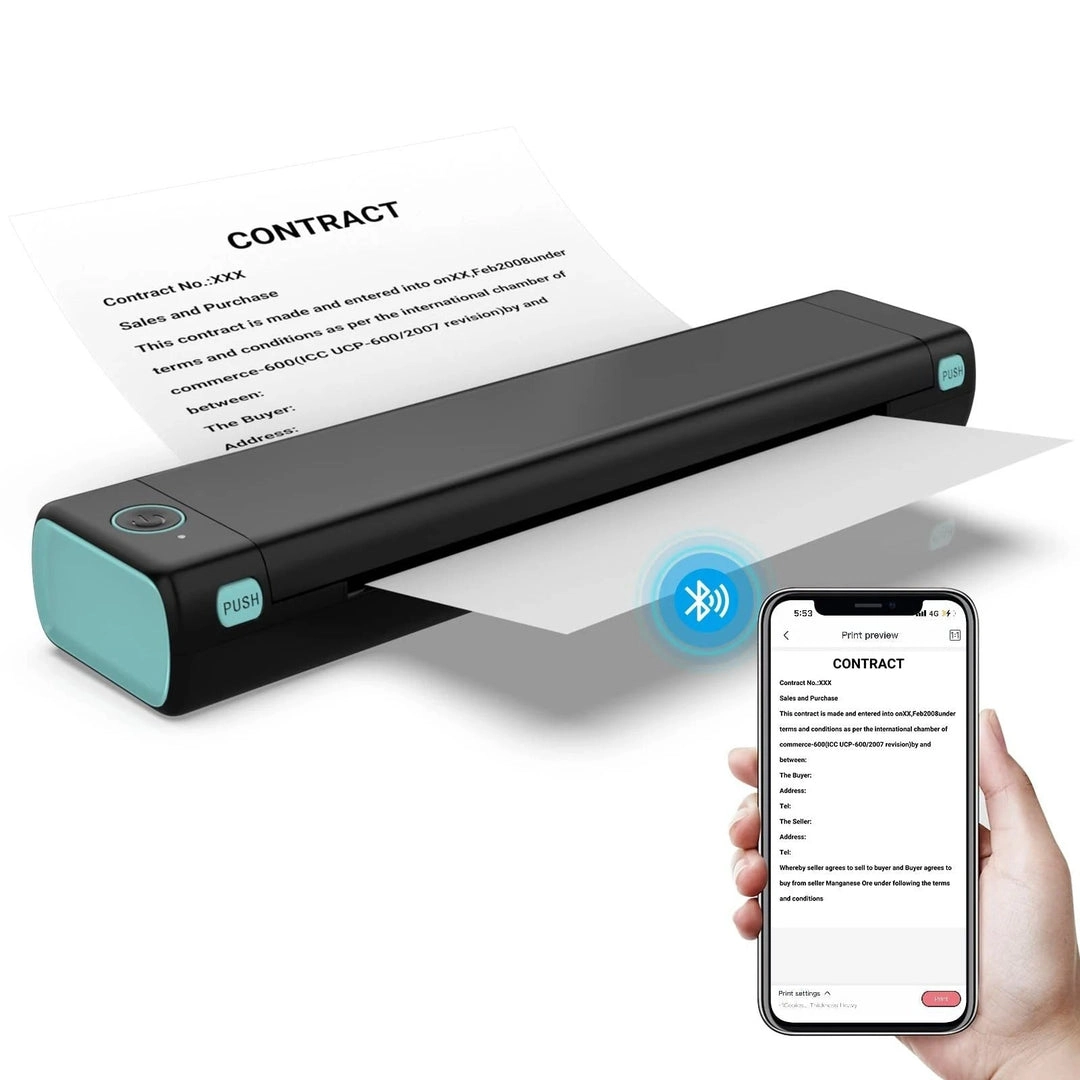 ONLY $99💥Last Day Buy 1 Get 1 Free🛒 Ultimate Wireless A4 Thermal Printer - Compatible with Android, iOS & Laptops - Image 5