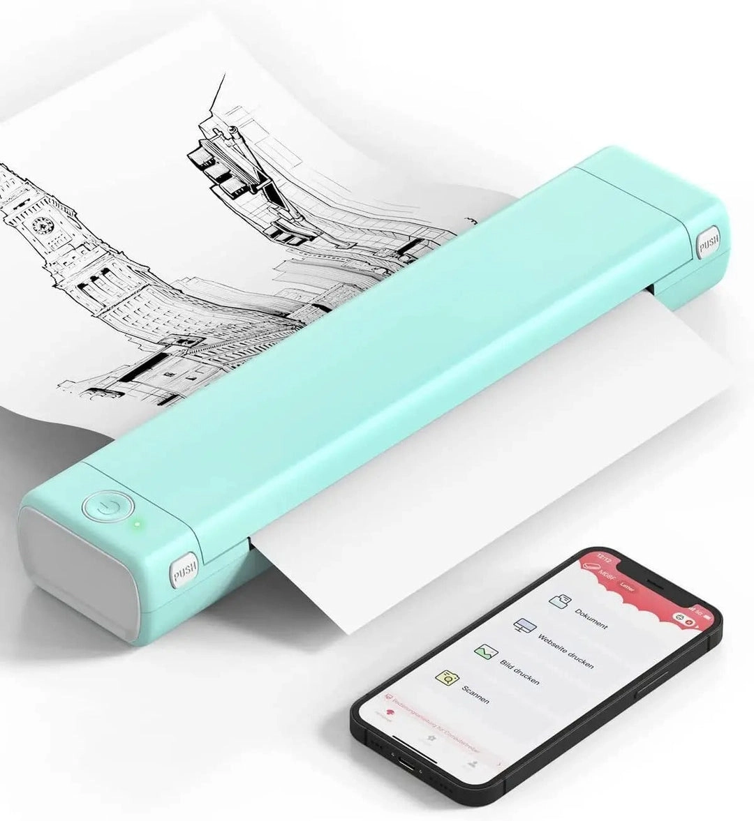 ONLY $99💥Last Day Buy 1 Get 1 Free🛒 Ultimate Wireless A4 Thermal Printer - Compatible with Android, iOS & Laptops - Image 6