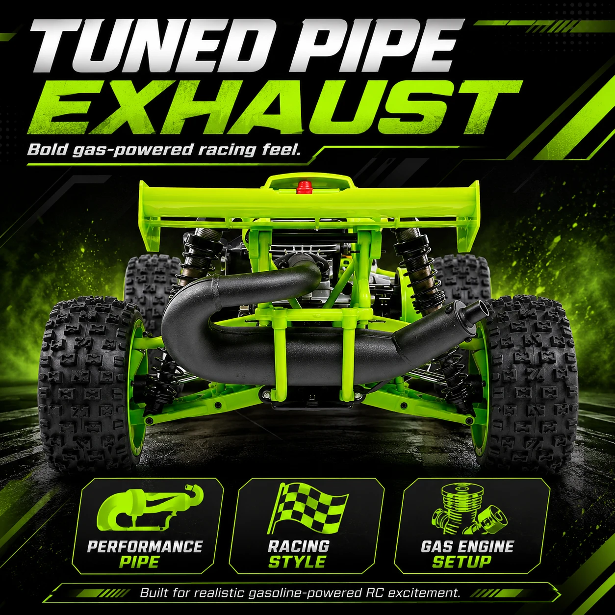 🎉2.4G RC Racing Car 90km/h SY Baja 1/5 5B 30cc Gas 2 Stroke Engine off road Truck Gasoline Powered with Radio Controller🏎️ - Image 11