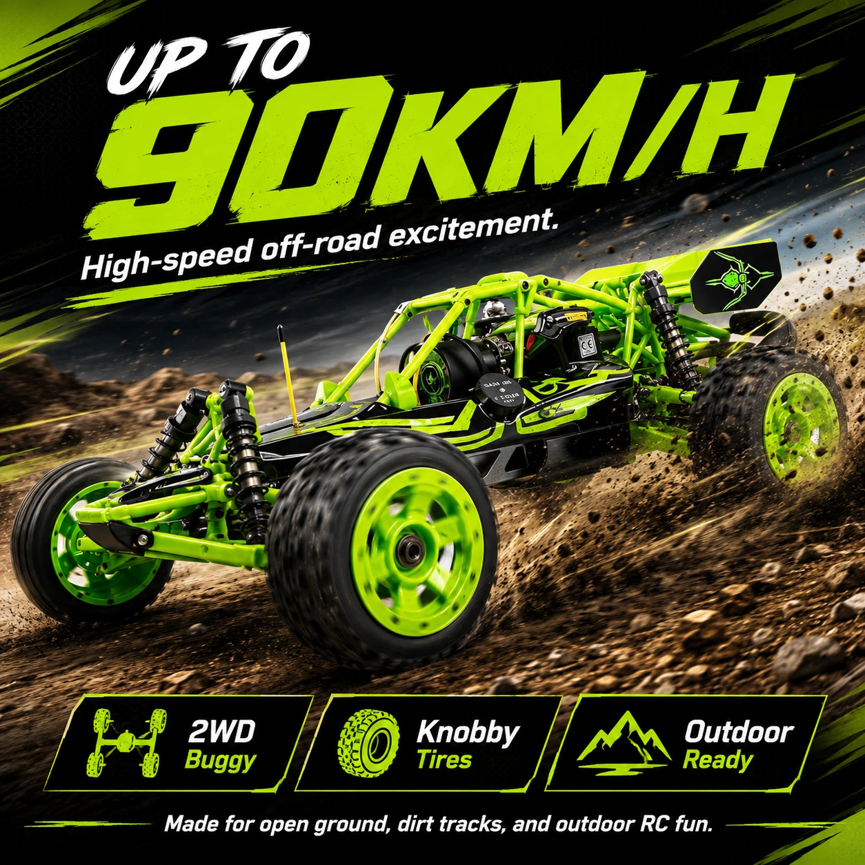 🎉2.4G RC Racing Car 90km/h SY Baja 1/5 5B 30cc Gas 2 Stroke Engine off road Truck Gasoline Powered with Radio Controller🏎️ - Image 5