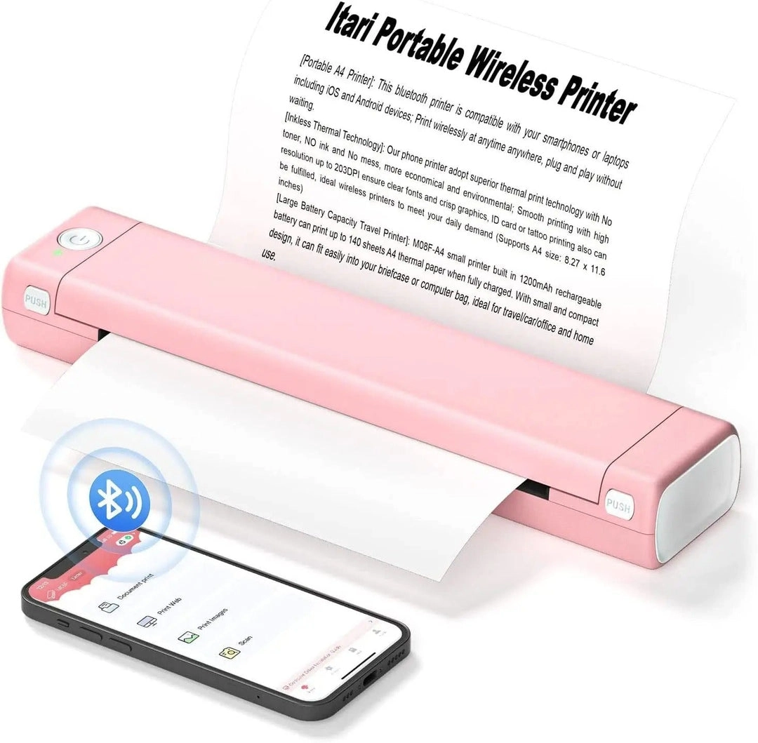 ONLY $99💥Last Day Buy 1 Get 1 Free🛒 Ultimate Wireless A4 Thermal Printer - Compatible with Android, iOS & Laptops - Image 7