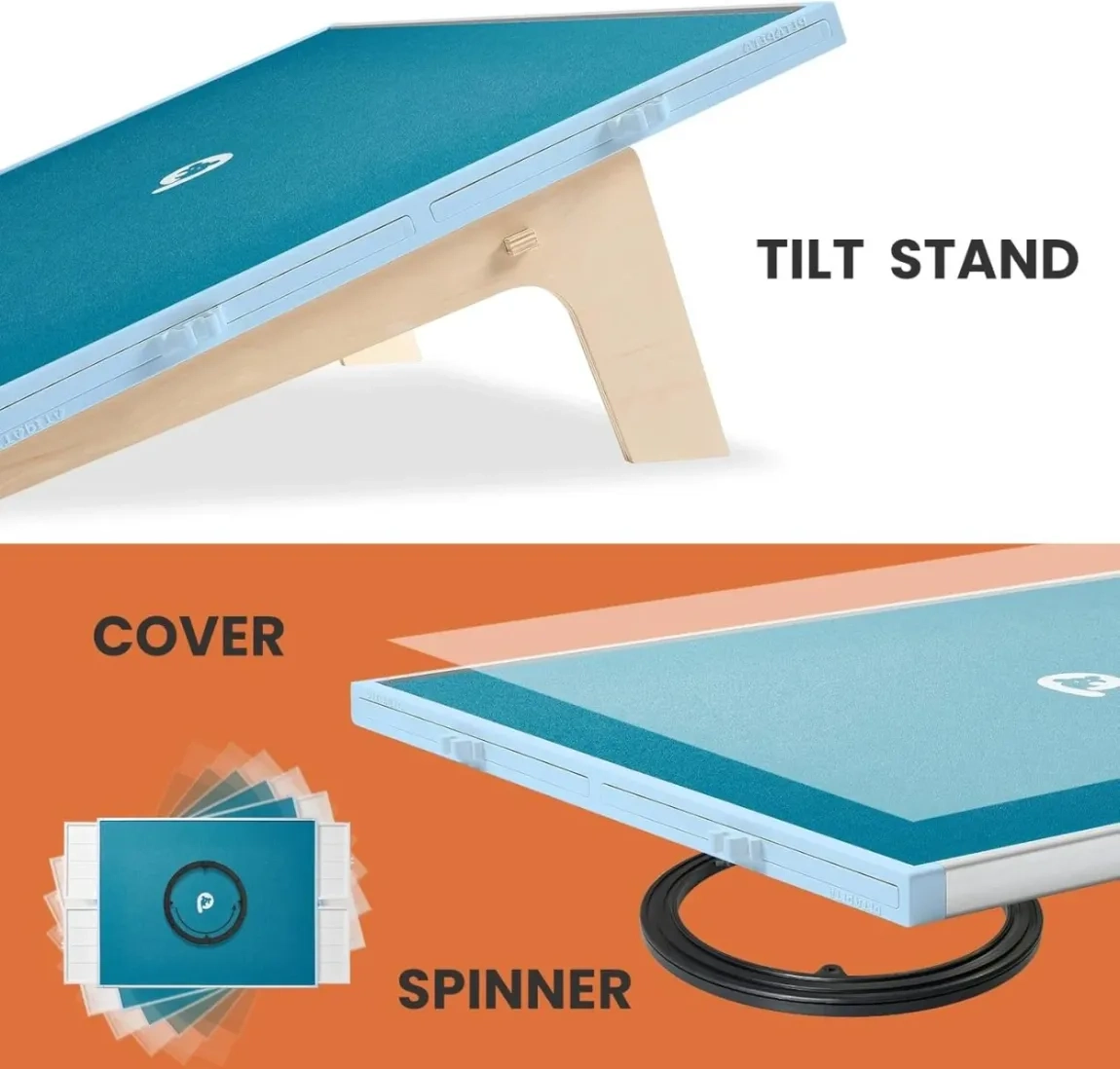 ⏰Last Day Sale $99⏰ Rotating Puzzle Board with Drawers and Cover,Tilt&Lazy Susan - Image 11